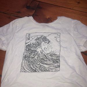 white wave shirt